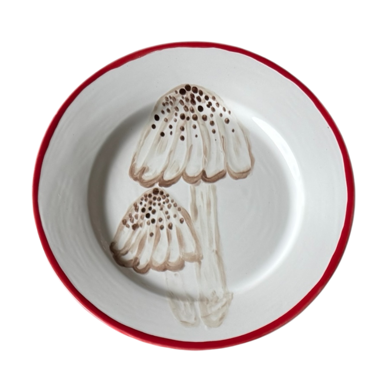 FOREST CAPS 🍄 - SMALL PLATES (Set of 6)