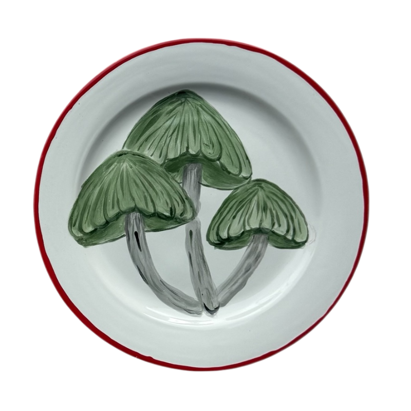 FOREST CAPS 🍄 - BIG PLATES (Set of 6)