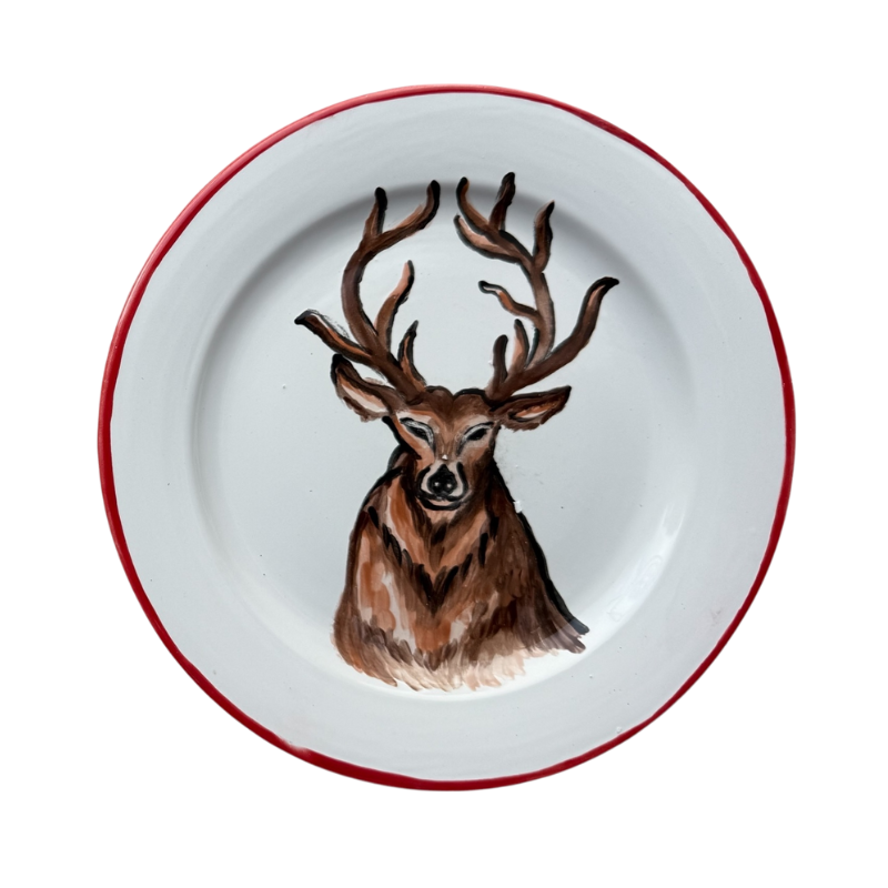FOREST ANIMALS - SMALL PLATES (Set of 2)