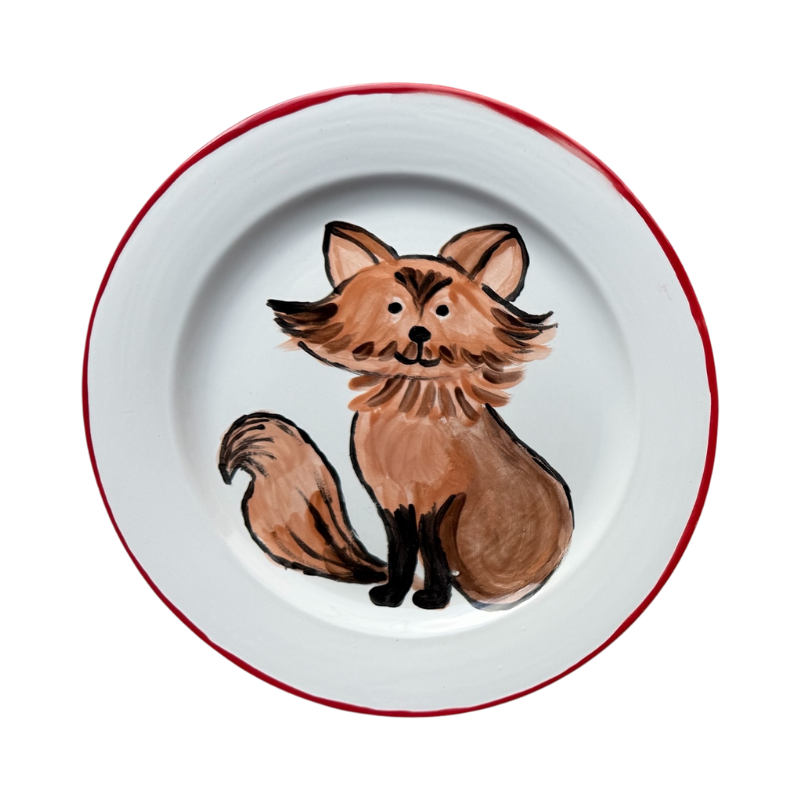FOREST ANIMALS - SMALL PLATES (Set of 6)